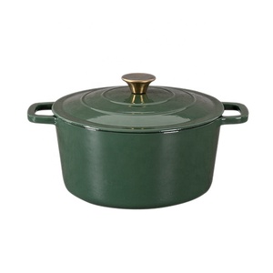 Nouveau four hollandais en <span class=keywords><strong>fonte</strong></span> à induction jaune <span class=keywords><strong>cocotte</strong></span> en émail antiadhésif pour batterie de cuisine four par Japanese Design vente en gros - Product Image 3