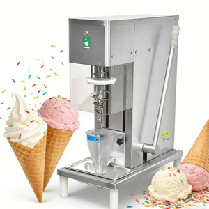 Stainless Steel Milkshake Mixer <b>Ice</b> <b>Cream</b> Yogurt Cookie Crumb Blender - Product Image 1