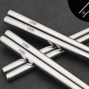 Baguettes en acier inoxydable 316 de qualité supérieure – Sérigraphiées, antidérapantes, résistantes à la chaleur, couverts asiatiques pour la maison et la restauration - Product Image 2