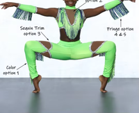 Tenues de majorettes personnalisées brillantes, bleues, pour spectacle, avec paillettes et franges, ensembles de tenues de majorettes sur mesure