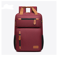 Sac à dos pour ordinateur portable extensible de grande capacité pour hommes élégant sac de voyage en plein air avec doublure étanche fermeture à glissière fonction USB