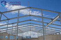 Meilleure Vente Charpente Métallique Structure en Acier Entrepôt Atelier Hangar sans Colonnes Intermédiaires