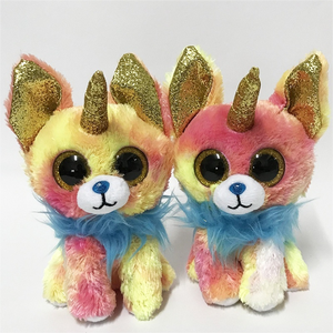 Berretto tascabile Super morbido e in <span class=keywords><strong>peluche</strong></span> giocattolo per bambini carino cane gatto tigre coniglio bambola di <span class=keywords><strong>peluche</strong></span> con <span class=keywords><strong>grandi</strong></span> <span class=keywords><strong>occhi</strong></span> - Product Image 1