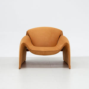 Fauteuil de loisirs nordique, mobilier de bureau à domicile de forme spéciale, fauteuil inclinable incurvé, fauteuil moderne de luxe léger pour salon et chambre à coucher - Product Image 3