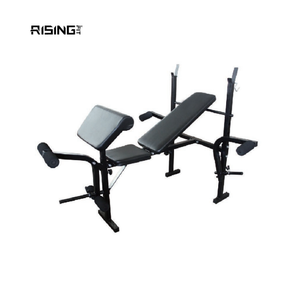 <span class=keywords><strong>Banc</strong></span> de musculation multifonctionnel réglable Rising Fitness pour la maison, avec barre de développation des jambes et support de presse à barre - Product Image 1
