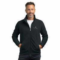 Veste en molleton micropolaire de haute qualité pour hommes, veste d'hiver lourde à fermeture éclair personnalisée