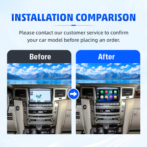 Módulo de Interfaz de Video Android CarPlay 8+128G, Actualización de Pantalla OEM, Caja Multimedia para Lexus LX570 2013-2015, <span class=keywords><strong>Netflix</strong></span>, YouTube, GPS - Product Image 5