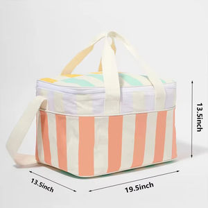 Sac isotherme de shopping tendance personnalisé de 20 L, sac isotherme de pique-nique en plein air, résistant au sable, couleur personnalisable - Product Image 3