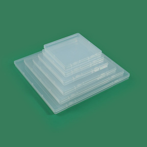 กล่องพลาสติก PP ใส ขนาด 12x12x1.1 ซม. รูปทรงสี่เหลี่ยมผืนผ้า พร้อมฝาปิด สำหรับบรรจุภัณฑ์ทั่วไปสำหรับสินค้าขนาดเล็ก - Product Image 4