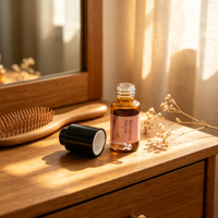 Botol Serum Kaca Mini Transparan 20ml 30ml Ukuran Perjalanan Botol Minyak Esens Kaca Kecil Botol Serum Kaca dengan Pipet