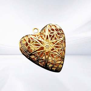 Vente directe usine – Pendentifs mode pour femme en alliage métallique, gravés au laser, style antique bronze, design vintage moderne, motif gravé - Product Image 2