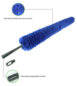 Nouvelle plumeau de nettoyage de radiateur en microfibre à long manche, de haute qualité et économique pour la maison - Product Image 3