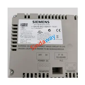 새로운 오리지널 6AV6642-0BA0-1AX1 Simatic TP 177B 6 "PN/DP STN 256 컬러 디스플레이 터치 패널 HMI