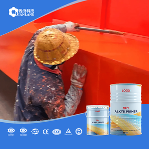 Vernice Antiruggine Alchidica ad Alte Prestazioni, Facile Applicazione, 1 Millimetro, <span class=keywords><strong>Grigio</strong></span> Medio, <span class=keywords><strong>Resina</strong></span> Alchidica Adatta per Strutture in Acciaio - Product Image 1