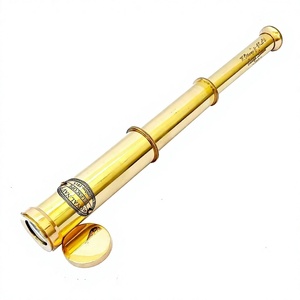Telescopio Náutico Antiguo de Latón, Monocular Pirata, Artículo Coleccionable de Regalo - Product Image 1