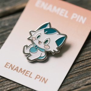 Pin de Esmalte Personalizado, Temática Anime Gata Nekomimi, Insignia Metálica para Solapa, Personaje de Dibujos Animados Adorable, Logotipo Personalizado, Regalo Coleccionable, Venta al por Mayor - Product Image 1