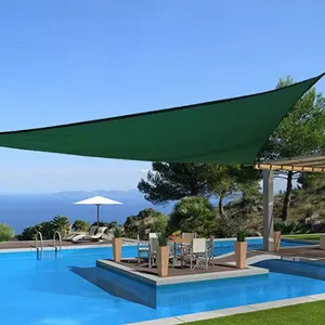 Jardim Outdoor Sun Shade Sail Triangle UV Block Canopy HDPE Sunshade Net Outdoor Toldo Jardim Retângulo Shade Sail