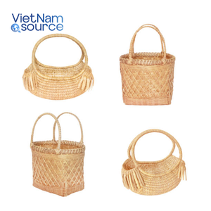 Sacs à main en rotin 100 % faits main de haute qualité, design vintage unique, style moderne, fermeture à cordon – Origine Vietnam, personnalisables pour femmes - Product Image 2