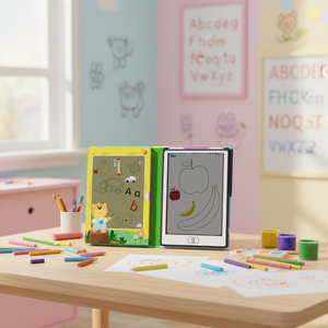 Tavoletta LCD Riutilizzabile HFL 6/8.5/11 Pollici per Bambini, Lavagna per Disegnare, Giocattolo Educativo per 2-7 Anni, Libro <span class=keywords><strong>da</strong></span> Tracciare <span class=keywords><strong>da</strong></span> 20 Pagine Incluso - Product Image 5
