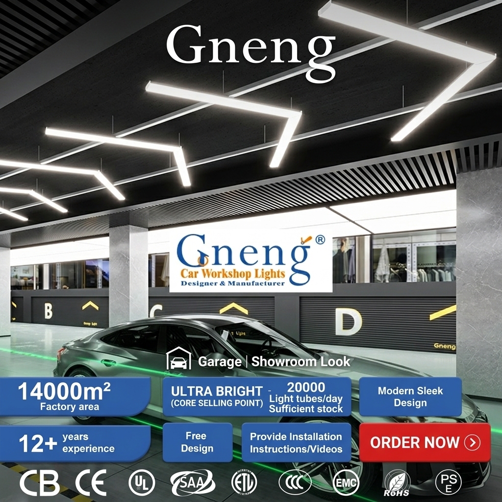 ZT/C205 Uniquely Shaped Arrow LED Garage Light Bar Work Linkable Corridor Lighting Manufacturer's Working Light