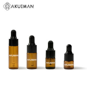 Ready to Ship Amber Clear <strong>Mini</strong> Small Glass Dropper <strong>Bottle</strong> 1ml 2ml 3ml 4ml 5ml Essential Oil Sample <strong>Bottle</strong> for Traveling - Product Image 1