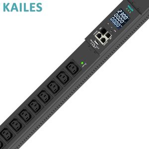 KAILES(KLS) серии 16A однофазный переменного тока 200-240 В контролируемый IP-PDU 18-розеточный черный C13 + 2C19 распределительный выключатель - Product Image 4