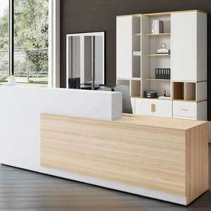 Comptoirs de caisse en bois au design moderne pour supermarchés, épiceries, centres commerciaux, hôtels, bars à domicile, nouveau design - Product Image 1