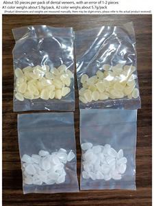 Kit di Faccette Dentali Temporanee Personalizzate 50 Pezzi, Resina Dentale Naturale, Apri-Sorriso per Uso Domestico, Scatola per Sbiancamento Dentale Superiore/Inferiore - Product Image 3