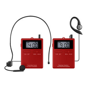 Système de guide touristique sans fil avec transmission sans obstacle de 200m Réduction intelligente du bruit 2.4G/clip arrière pour l'entraînement des chevaux - Product Image 6