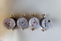 Alta calidad OEM DN15 DN20 Medidor de agua caliente de tipo seco de chorro único Medidor de agua inteligente