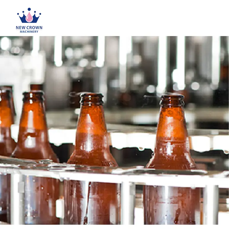 Prezzo di fabbrica linea di produzione automatica della macchina di rifornimento dell'inscatolamento della birra personalizzabile della bottiglia di vetro 8000BPH