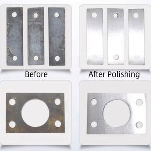 200mmPerfect Industrial Sheet Automatic Surface Deburring Flat Aluminium Section End Steel Metal Polishing Machine for Metal - Product Image 2