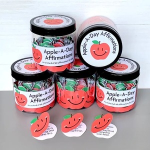 ピクルスジャー用 60枚のポジティブアファメーションカード 環境に優しい漫画紙 ユニークな誕生日プレゼント 女性 ティーン向け - Product Image 6