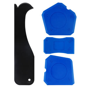 Kit d'outils de raclage en silicone pour le jointement de la coulis et l'élimination des adhésifs, lissage des joints d'angle à 90 degrés avec plusieurs styles - Product Image 5