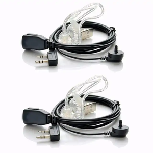 Jmtech JM-300D talkie-walkie écouteur Air Tube acoustique écouteur Baofeng Radio 2 broches PTT casque Transparent Microphone - Product Image 6