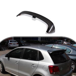 สปอยเลอร์หลังคาคาร์บอนไฟเบอร์สำหรับรถยนต์ Volkswagen <span class=keywords><strong>VW</strong></span> <span class=keywords><strong>POLO</strong></span> Hatchback ปี 2013-2017 สปอยเลอร์กระจก - Product Image 1