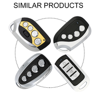 Control Remoto para Puerta de Garaje 433MHz, 4 Botones, 433.92 MHz, Clonador de Código Fijo, Duplicador, Transmisor Inalámbrico RF