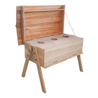 Colmena de madera Langstroth de 30 cuadros con barra superior