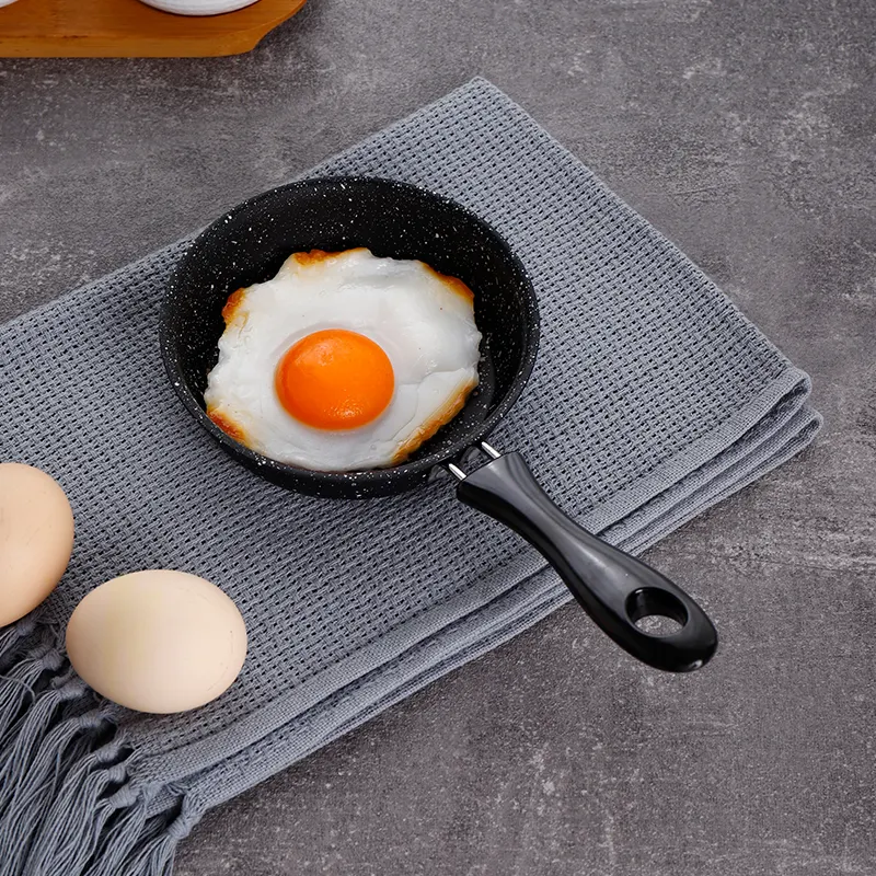 Hot Verkoop Koken Pot Anti-Brandwonden Siliconen Handvat Mini Pannenkoek Pan Medische Steen Non-stick Pan