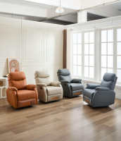Fauteuil inclinable électrique en cuir écologique Offre Spéciale fauteuil inclinable à télécommande avec massage