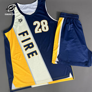 Kit Completo Personalizzato per Basket |   Set di Maglia e Pantaloncini ad Asciugatura Rapida per Uomo e Giovani |   Divisa per Allenamento e Partite di <span class=keywords><strong>Lega</strong></span> - Product Image 3