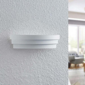 Applique LED da Parete 20W 4000K 30cm in Bianco Laccato, Ideale per Illuminazione Moderna e Decorativa in Interni. - Product Image 2