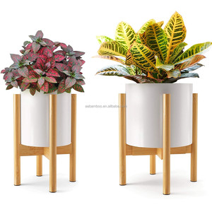 <span class=keywords><strong>Support</strong></span> écologique <span class=keywords><strong>en</strong></span> <span class=keywords><strong>bois</strong></span> de bambou, pot de plantes moderne, réglable, pour pot de fleurs, <span class=keywords><strong>support</strong></span> d'intérieur - Product Image 1