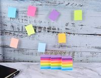 Bloc-notes autocollant de haute qualité en gros couleurs d'impression personnalisées bloc-notes 3x3 pouces papier collant recyclable 76x76mm carnet de notes autocollantes