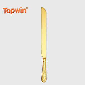 2pcs Eco-Friendly Stainless Steel Cake Cutlery <b>Set</b> Baroque Design Engraved Knife and Server for Events Ready Stock - Product Image 1