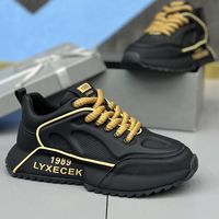Chaussures de marche unisexes confortables grande taille avec logo personnalisé et doublure en maille – Chaussures pour hommes