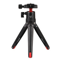 Trépied réglable en aluminium SORRISO avec vis 1/4 pouce, stabilisateur de cardan, mini support de bureau pour appareil photo reflex numérique et téléphone portable