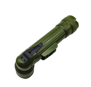 DF Definite Outdoor GPS Sports Olive Green L Shape <b>Hook</b> Map Reading Flashlight with <b>Clips</b> - Product Image 3