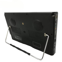 Mini téléviseur 11-12 pouces 1280*800 avec batterie intégrée de 1800 mAh, carte USB TF, télévision numérique portable
