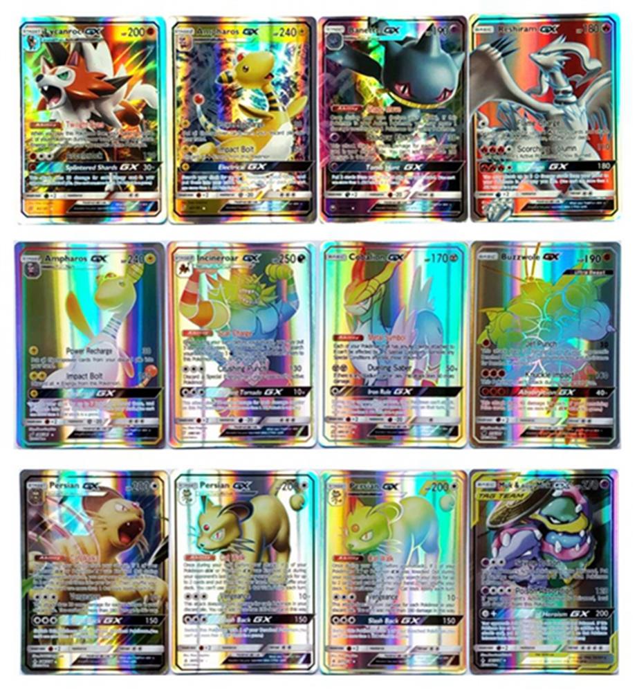 100 pokemon cards gx Pokemon TCG : 100 CARD LOT RARE, COMMON, UNC, HOLO & GUARANTEED EX OR FULL  ART – PoketMonsters main image 1